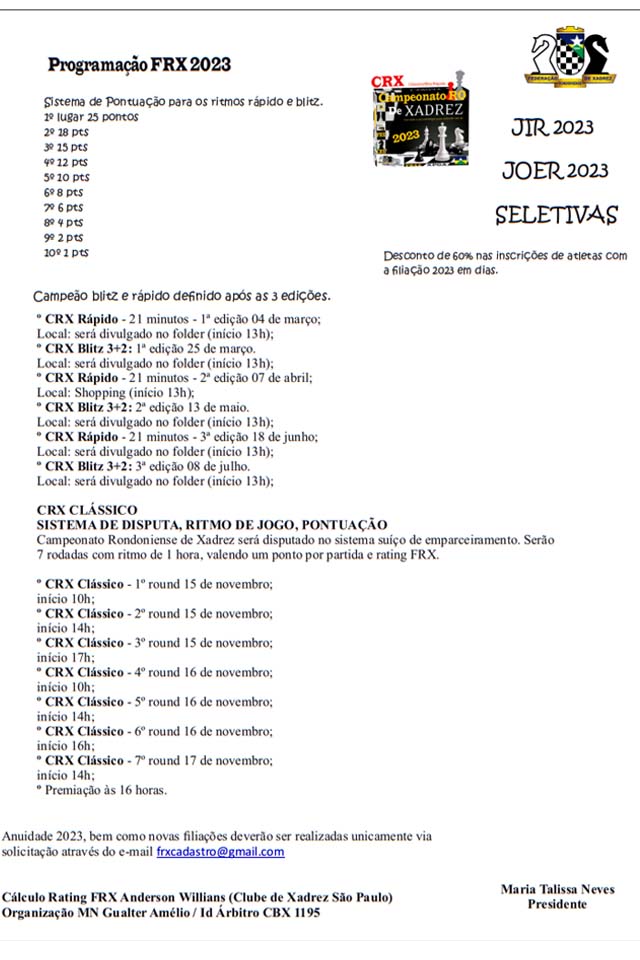 PDF) XADREZ -TREINO TÉCNICO PARA COMPETIÇÃO