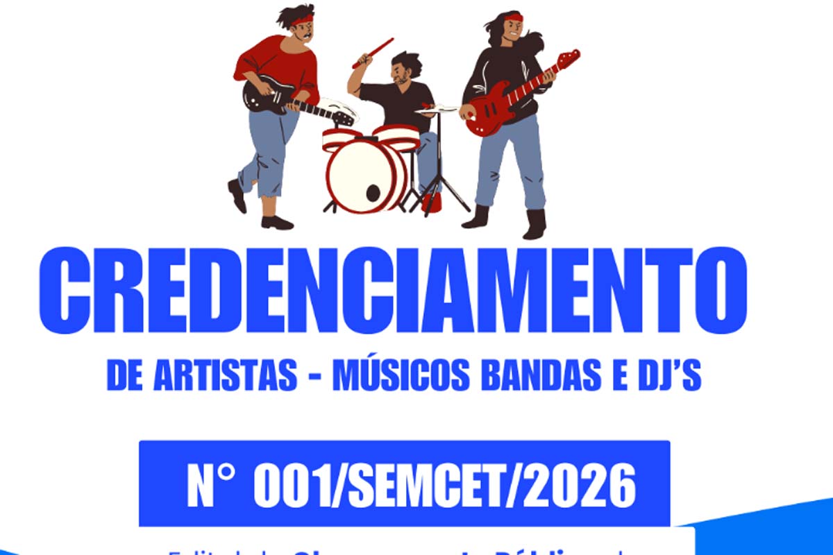 Prefeitura lança Edital de Credenciamento para Artistas em Guajará-Mirim