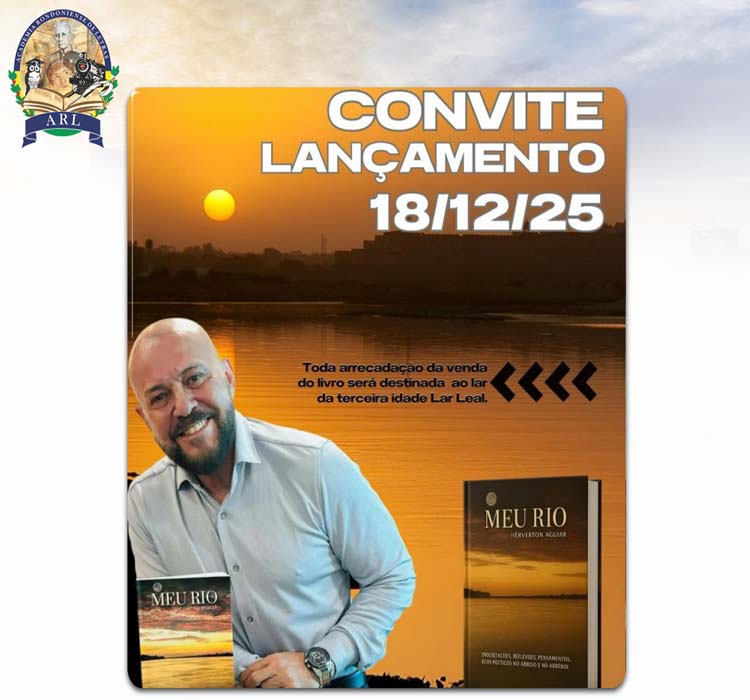 Academia Rondoniense de Letras anuncia lançamento do livro “Meu Rio”