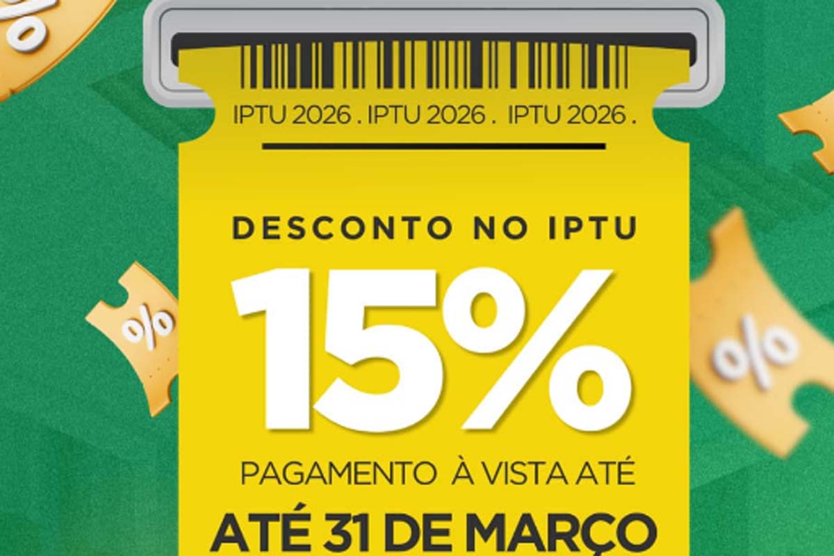 Moradores de Rolim de Moura têm até amanhã para garantir desconto no IPTU 2026