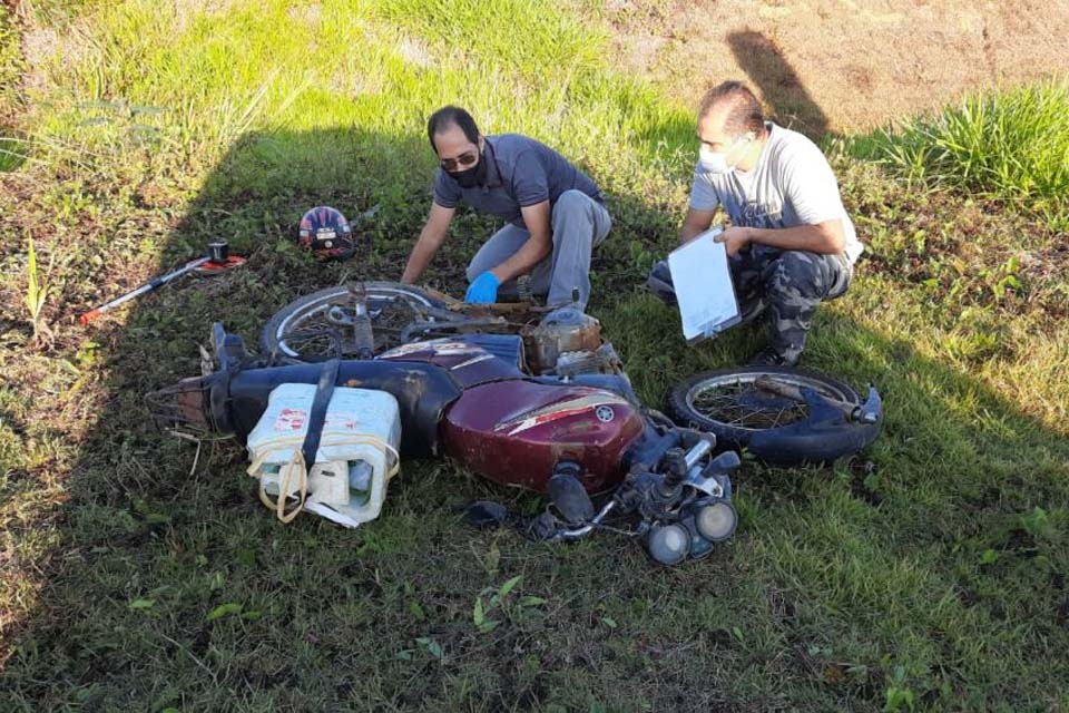 Motociclista é encontrado morto na rotatória do Anel Viário 