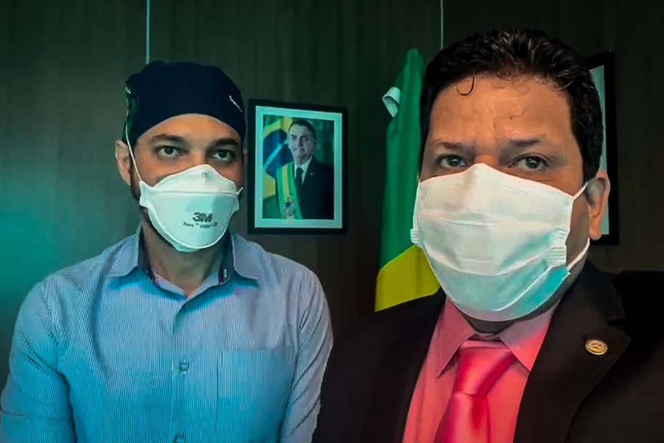 Jair Montes se reúne com secretário estadual de saúde para saber como está a distribuição de vacinas no estado