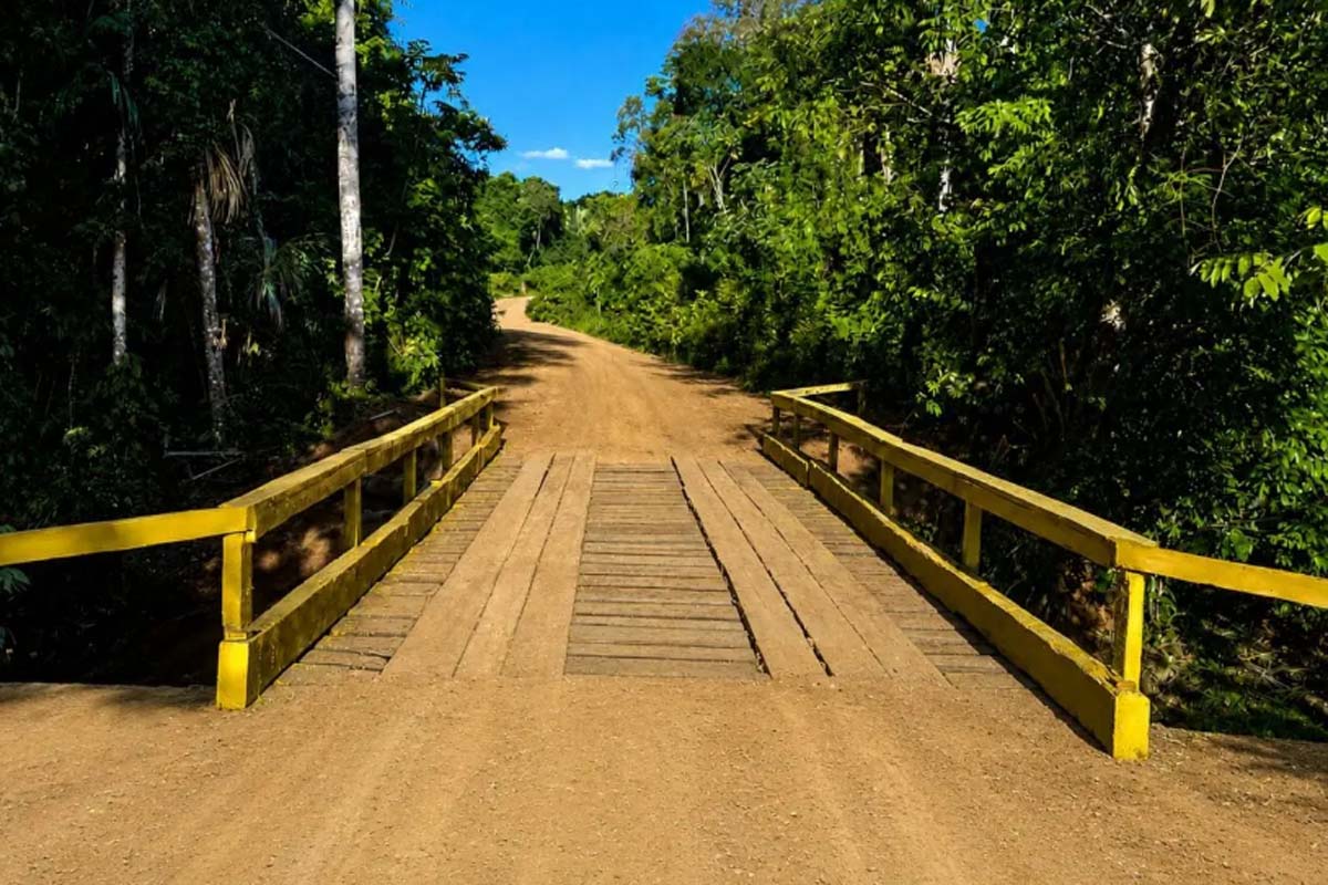Ponte na RO-133 recebe melhorias proporcionando mais segurança e condições de tráfego