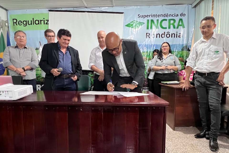 Incra e TCE-RO firmam acordo para construção