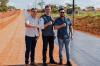 Obras de pavimentação da Linha 625 avançam; novo trecho começa a receber capa asfáltica