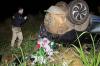 Mulher morre e três ficam feridos após carro capotar na BR-364