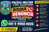 6º BPM disponibiliza canal de Disque-Denúncia via whatsApp para reforçar a segurança