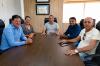 Gabinete do deputado Laerte Gomes recebe representantes do município de Urupá para reunião institucional