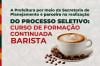 Capacitação gratuita: Abertas as inscrições para o Curso de Barista