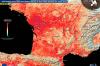 Imagem de satélite mostra calor extremo acima de 50ºC na França e na Espanha
