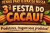 Cacau em destaque: 3ª edição da festa acontece dia 25 de abril