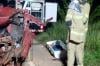 Motorista morre preso às ferragens após bater de frente com ônibus na BR-319
