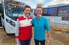 Deputado Delegado Camargo participa da entrega de novos ônibus e destaca ampliação do transporte inclusivo em Porto Velho