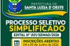 Inscrições para processo seletivo da Prefeitura de Santa Luzia d’Oeste terminam nesta terça-feira (9)