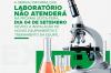 Prefeitura informa que Laboratório Muncipal não funcionará na próxima sexta-feira (4)