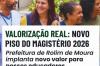 Prefeitura de Rolim de Moura implanta Piso Salarial do Magistério para 2026