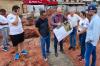 Obra do centro comercial de Pimenta Bueno avança com investimento de Ezequiel Neiva