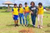 Plantio de árvores é feito na Praça da Juventude em Porto Velho