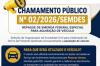 Prefeitura torna público o Chamamento para seleção de Organização visando o Acolhimento Institucional para Pessoas Idosas