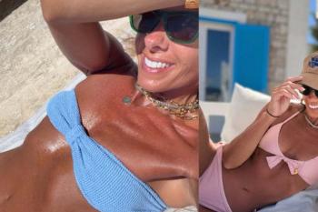 Aos 53 anos, Adriane Galisteu exibe boa forma em viagem à Itália