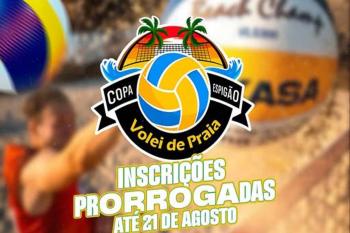 Copa Espigão de Vôlei de Praia prorroga inscrições gratuitas até 21 de agosto