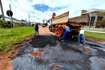 Prefeitura intensifica operação tapa-buracos em Guajará-Mirim