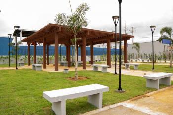 Prefeitura de Jaru inaugura na próxima sexta-feira (05) nova praça e quadra poliesportiva do Jardim Primavera