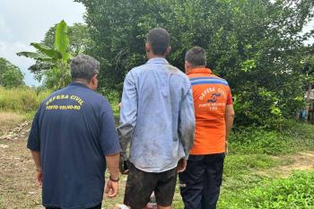 Comunidades no rio Madeira recebem apoio da prefeitura com ações de adaptação climática