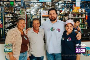 Jean Oliveira e Márcia Oliveira estreitam alianças e ampliam força em Alta Floresta