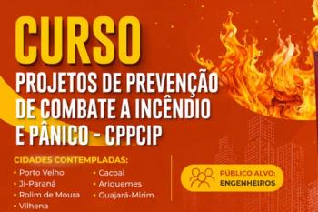 Cacoal recebe curso gratuito do Crea-RO sobre prevenção e combate a incêndios em agosto