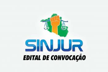 SINJUR divulga Edital nº 001/2026 para convocação de assembleia