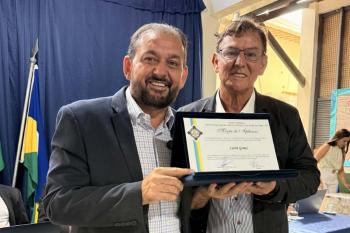 Laerte Gomes recebe moção de aplausos em Rondominas e reforça compromisso com o desenvolvimento de Rondônia