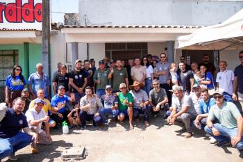 Laerte Gomes dá largada à campanha em Alvorada do Oeste com adesivaço e mobilização de apoiadores