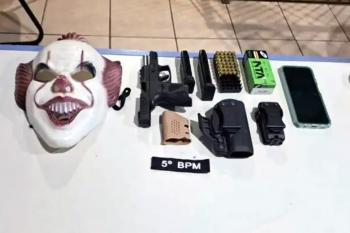 PM prende homem com arma furtada de Policial Penal na leste