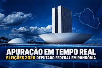 Acompanhe a apuração para deputado federal em Rondônia em tempo real
