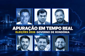 Apuração ao vivo para governador de Rondônia em 2026