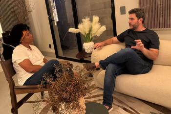 Sílvia Cristina e Maurício Carvalho discutem o fortalecimento da federação União Progressista em Rondônia