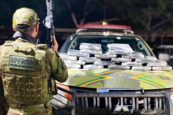 PM apreende adolescente com 20 quilos de maconha em Nova Mamoré