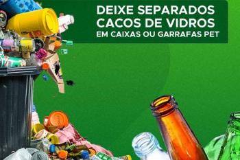 Prefeitura orienta população sobre cuidados e descarte correto de resíduos sólidos