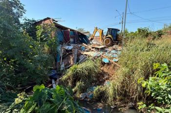 Imóvel localizado na Avenida Pinheiro Machado, bairro Esperança da Comunidade, foi demolido após 15 anos de processo judicial