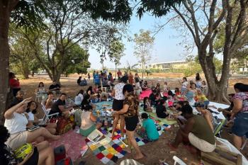 Judô Universo troca o quimono pelo piquenique e leva famílias para o Parque Natural