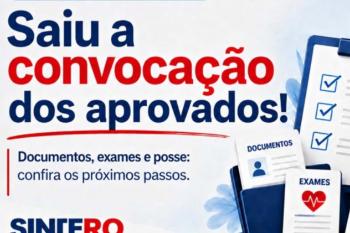 Orietações aos convocados no concurso da Secretaria Estadual de Educação; SINTERO está presente na posse dos novos servidores 