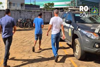 Polícia Civil prende investigado por homicídio em Vilhena 
