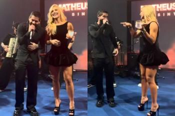 Leitura labial de momento entre Virginia e Zé Felipe em festa da filha agita redes sociais