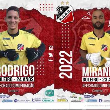 Real Ariquemes anuncia goleiros Rodrigo Santos e Matheus Miranda