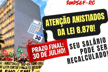 SINDSEF-RO: Ministério da Gestão e da Inovação em Serviços Públicos lança página com orientações para recálculo salarial; prazo vai até 30 de julho