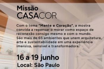 Missão empresarial levará empreendedores de Rondônia à CASACOR São Paulo 2026