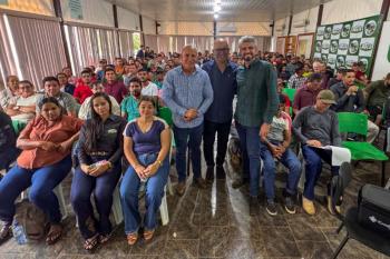 Por meio de emenda de Ezequiel Neiva, Reca recebe investimento para aquisição de secadores de grãos no distrito de Nova Califórnia