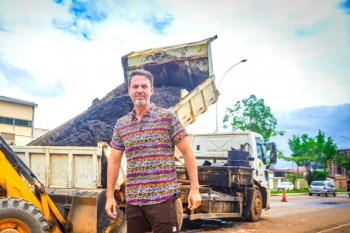 Mesmo no feriado de Carnaval, a Prefeitura de Porto Velho manteve frentes de trabalho ativas em pontos estratégico