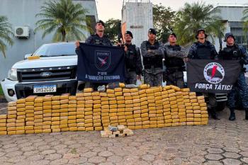 PM apreende quase 280 kg de drogas e prende quatro suspeitos em Ji-Paraná